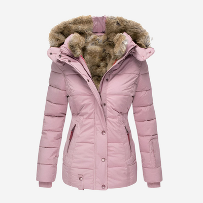 Elise | Slim-Fit Hooded Puffer Jacket – Warmth, Comfort & Everyday Style