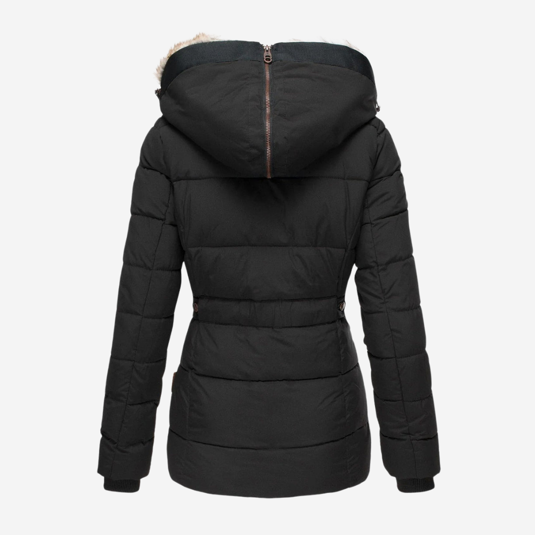 Elise | Slim-Fit Hooded Puffer Jacket – Warmth, Comfort & Everyday Style