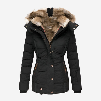 Elise | Slim-Fit Hooded Puffer Jacket – Warmth, Comfort & Everyday Style