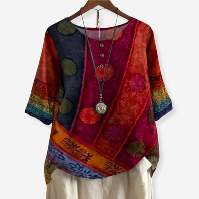Maiken – Soft top with artistic print