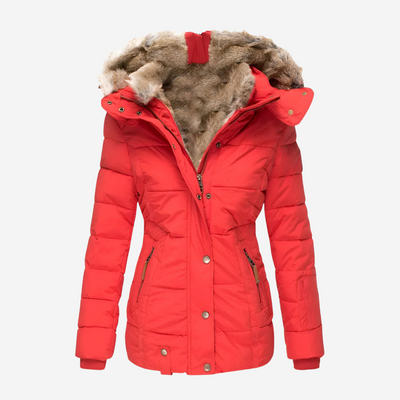 Elise | Slim-Fit Hooded Puffer Jacket – Warmth, Comfort & Everyday Style
