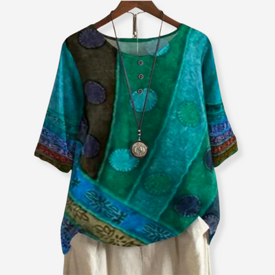 Maiken – Soft top with artistic print