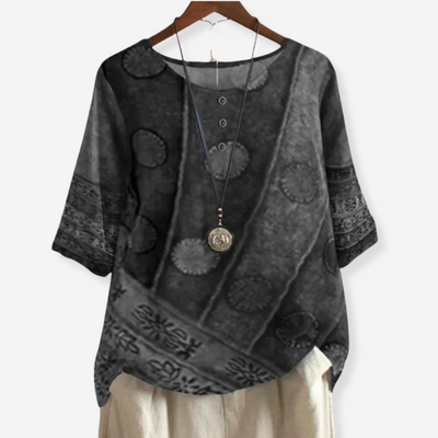Maiken – Soft top with artistic print