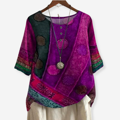 Maiken – Soft top with artistic print
