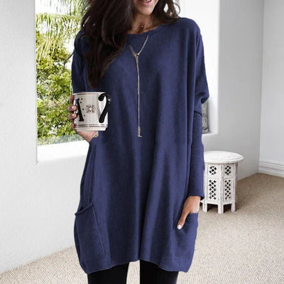 Nerissa™ | Relaxed Pocket Tunic with Elegant Tummy Coverage