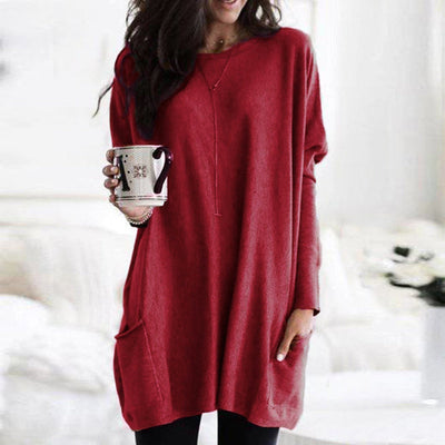 Nerissa™ | Relaxed Pocket Tunic with Elegant Tummy Coverage