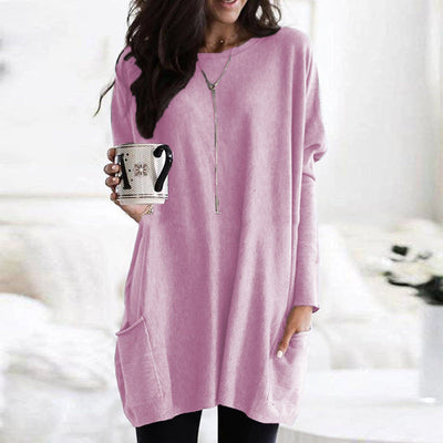 Nerissa™ | Relaxed Pocket Tunic with Elegant Tummy Coverage