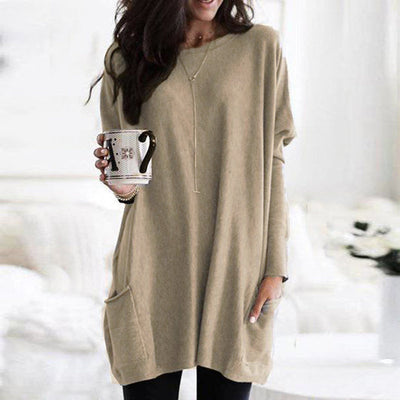 Nerissa™ | Relaxed Pocket Tunic with Elegant Tummy Coverage