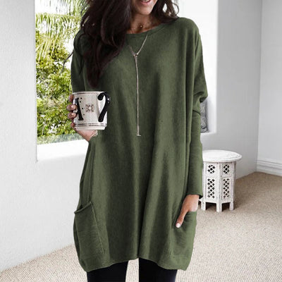 Nerissa™ | Relaxed Pocket Tunic with Elegant Tummy Coverage
