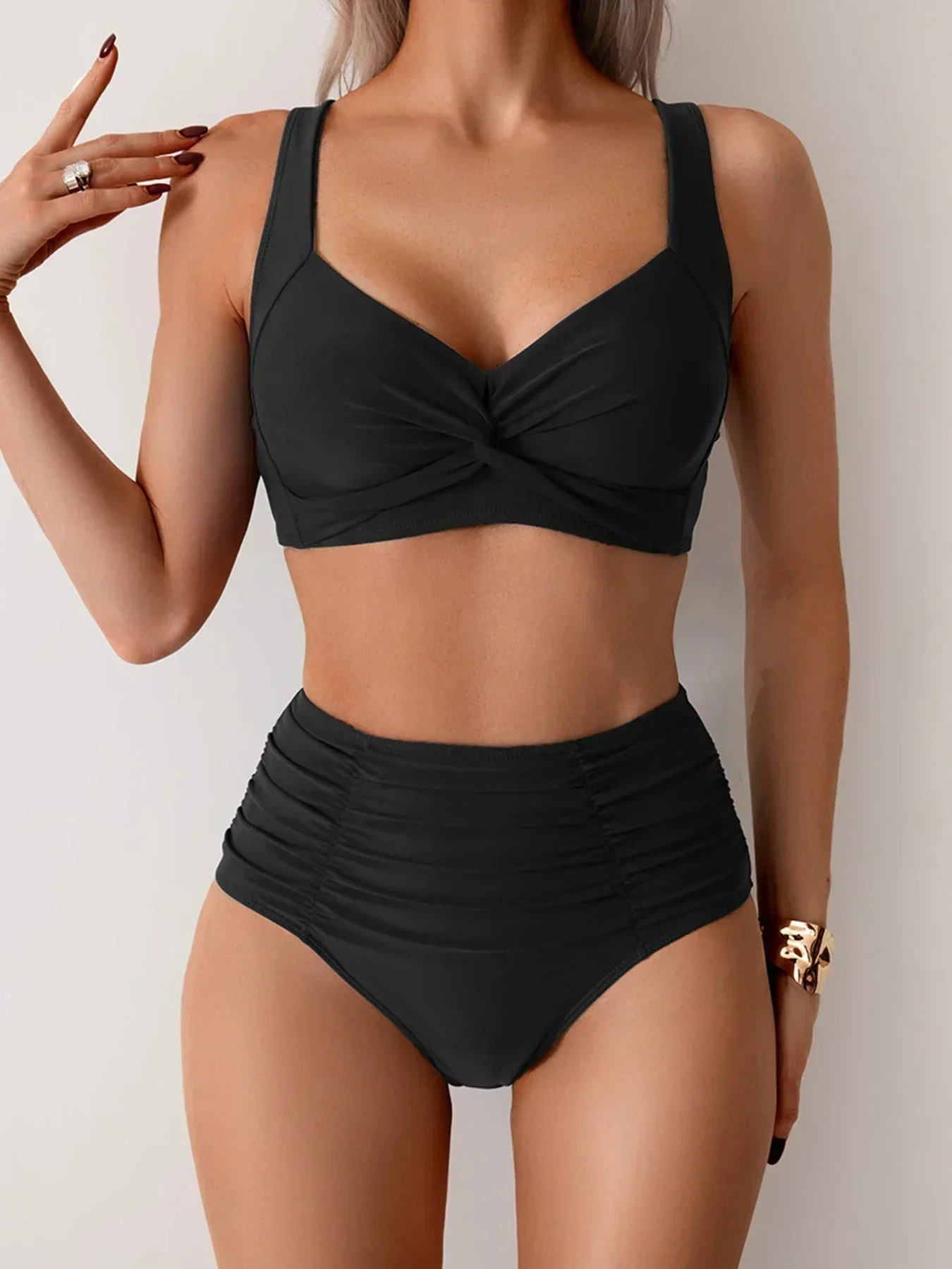 Freya | Ruffled-Bandeau-Bikini