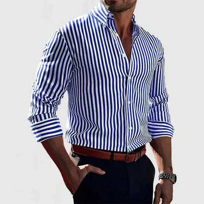 Melker™ – Striped Men’s Shirt – Smart & Confident