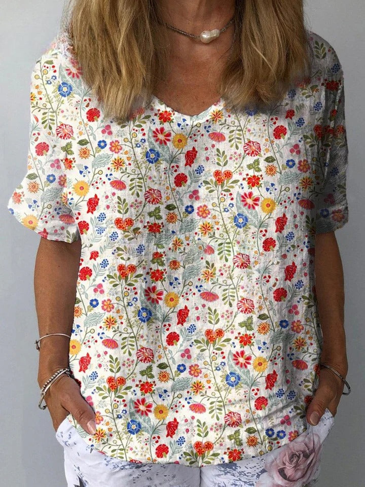 Uvella™ | Pastoral Floral Shirt