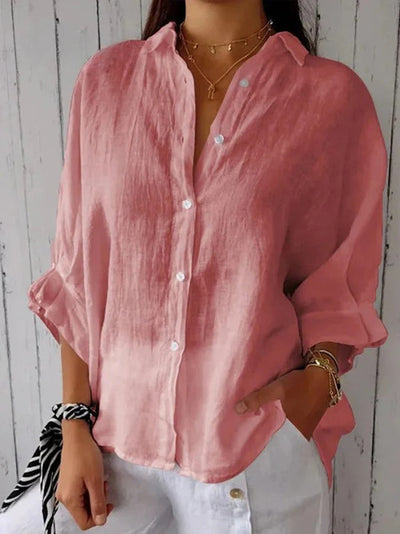 Aeloria™ | Lace-Up Loose Shirt