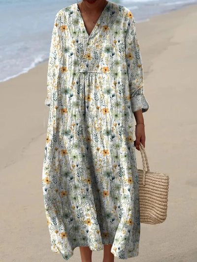 Bristal™ | Cozy Meadows Floral Buttoned Cardigan